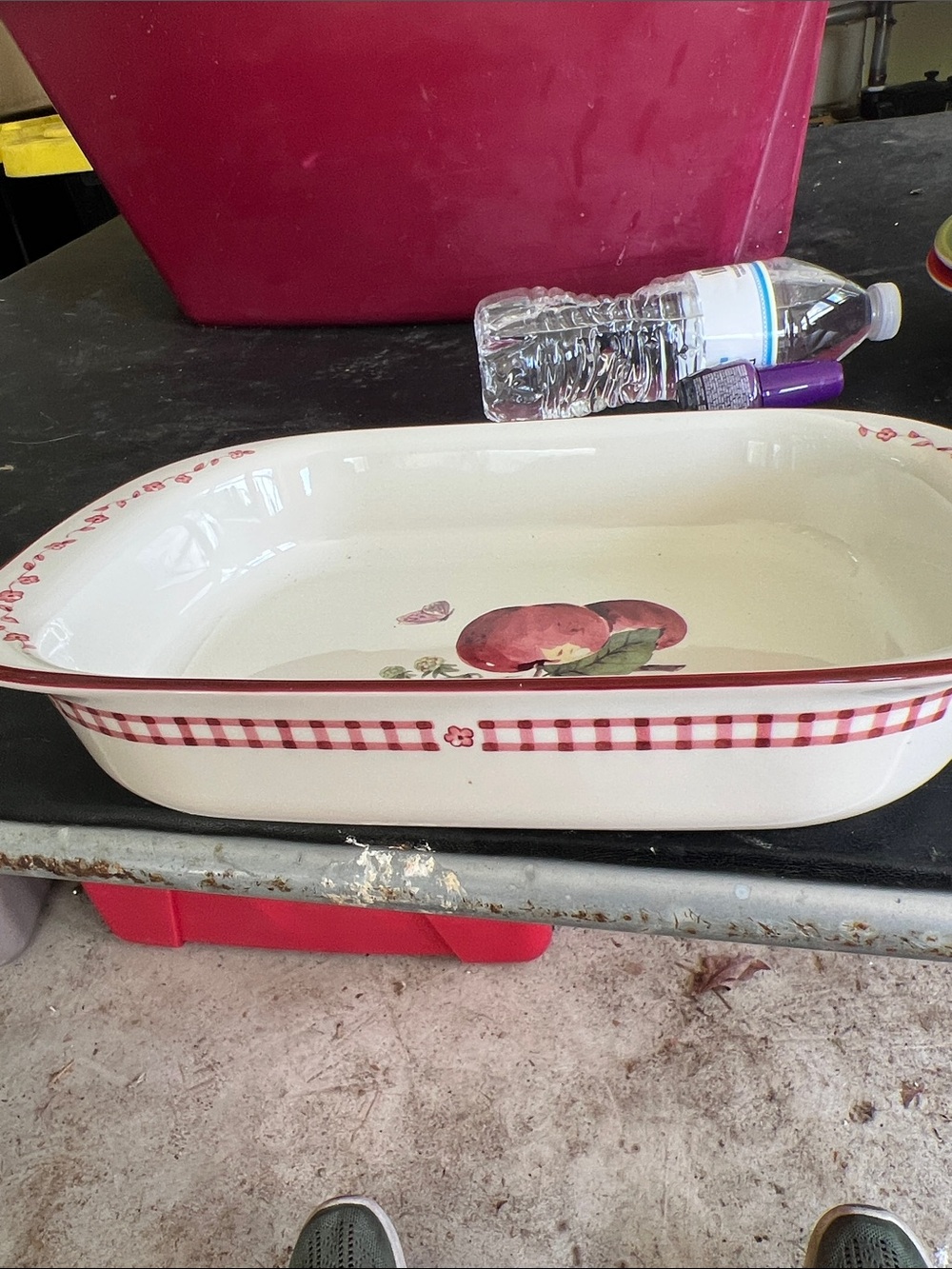 Vintage delicious serving dish